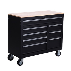 Coffre à outils à roulettes économique pour atelier, armoire à outils verrouillable avec support OEM et 12 tiroirs - Product Image 3