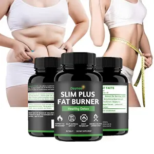 Píldoras de dieta a base de hierbas naturales directas de fábrica Píldoras de pérdida de grasa de quema rápida Detox Slim Plus Tablets