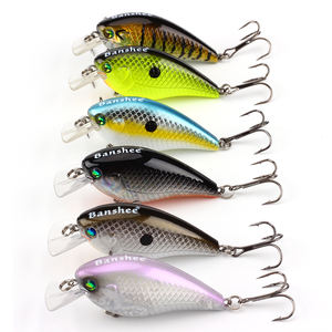 VC03 Crankbait flottant peu profond, bavoir carré, Crankbait en plastique, leurre dur, échantillons gratuits, leurre de pêche - Product Image 4