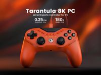 Manette de jeu filaire Tarantula 8K pour PC, contrôleur Esports avec taux de polling de 8000 Hz, joystick TMR et déclencheurs à effet Hall