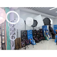 Kit d'éclairage vidéo LED 600 et support pour studio photo, enregistrement vidéo, panneau d'éclairage de remplissage