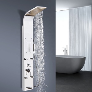Panel de cascada para ducha, chorros de masaje corporal, conjunto de ducha con pulverizador de mano, sistema de panel de ducha de <span class=keywords><strong>Torre</strong></span> - Product Image 1