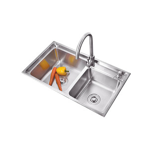 Fregadero de cocina empotrado, cesta de precio, mesa de rejilla caddy, estufa de acero inoxidable y banco de trabajo - Product Image 2