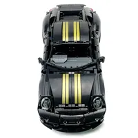 CaDA C63006W 1655 pièces, modèle de voiture de sport 1/10, briques de construction DIY, véhicule de course urbain