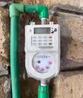 Système de compteur d'eau intelligent prépayé STS avec jeton et achat mobile, protection IP68, matériau en nylon, compteurs d'eau prépayés