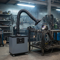 Extracteur de fumées de soudure populaire F6001 avec 1 conduit – Neuf – Purificateur d'air et absorbeur pour la construction (avec moteur)