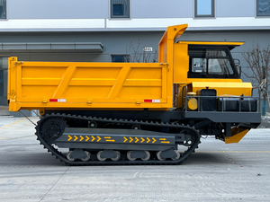 Frete Grátis EPA Changchai Transportador e Dumper de Esteiras de Borracha de Alta Qualidade 8-10 Toneladas para Trabalho Agrícola em Todos os Terrenos com Suporte a Gás - Product Image 6