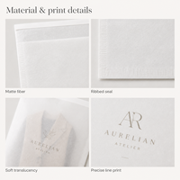 Bolsa de Embalaje de Prendas de Vestir de Papel Glassine Mate con Logotipo Personalizado, Plegable y con Embalaje Interior, para Equipos de Abastecimiento de Ropa
