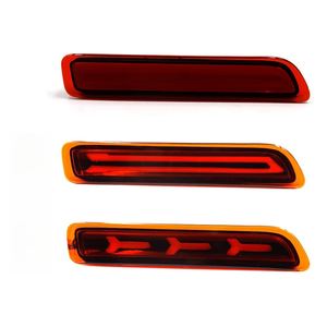 Luces Reflectoras LED para Parachoques Trasero para <span class=keywords><strong>Suzuki</strong></span> Ertiga S-Presso Ciaz Vitara Brezza S-cross, Luces de Advertencia de Freno DRL Modificadas para Automóvil - Product Image 6