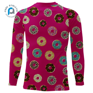 Tùy Chỉnh Thiết Kế Phát Ban Bảo Vệ Thăng Hoa In Ấn Nén Phòng Tập Thể Dục Áo Sơ Mi Của Người Đàn Ông Lướt Sóng Nén Áo Sơ Mi Thăng Hoa Cờ Mỹ - Product Image 5