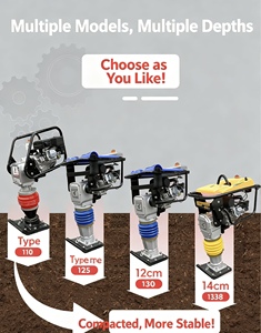 OEM <span class=keywords><strong>6</strong></span>.<span class=keywords><strong>5HP</strong></span>タンピングランマー、ジャックジャンプ式振動ランマー、アスファルト砂利道路建設用、CE認証付き - Product Image 2