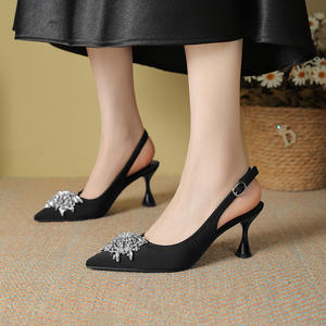 Mules à talons hauts et sandales à talons ouverts pour femmes, idéales pour la maison, le bureau, l'été et les courses rapides - Product Image 3