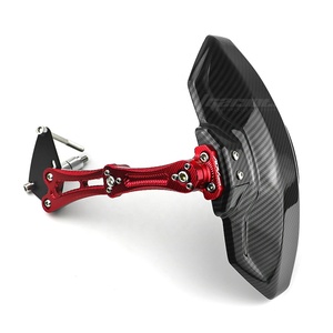 واقي رذاذ خلفي من الكربون للدراجات النارية مع حامل CNC من البلاستيك ABS لإكسسوارات هوندا ADV160 - Product Image 1