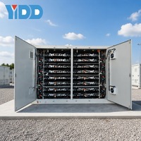 Système de stockage d'énergie en conteneur utilitaire 1MW 2MWH 5MWH Batterie Lifepo4 Solaire BESS Refroidissement liquide