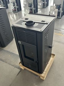 Poêle à <span class=keywords><strong>granulés</strong></span> autoportant de style nordique, efficacité de chauffage de 90 %, couleur personnalisée, économie d'énergie, utilisation intérieure, 3-8 kW - Product Image 5