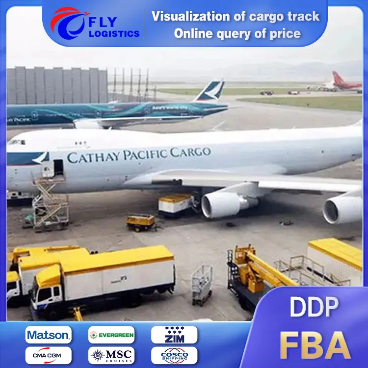 Mais barato e mais rápido DDP Air Cargo Sea Freight Forwarder agente de transporte da China para EUA UK França Alemanha Itália Canadá