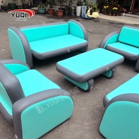 Chaises et tables gonflables à prix d'usine, meubles de camping d'extérieur portables pour tente gonflable, équipement de camping pour maison gonflable