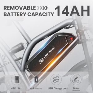 จักรยานไฟฟ้าแบบเดินได้ รุ่นใหม่ ปี 2025 ของเนเธอร์แลนด์และโปแลนด์ พร้อมดิสก์เบรก ขนาด 48V ล้อ 20 นิ้ว ยางใหญ่ - Product Image 3