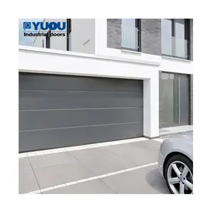 <span class=keywords><strong>Porte</strong></span> <span class=keywords><strong>de</strong></span> <span class=keywords><strong>garage</strong></span> <span class=keywords><strong>sectionnelle</strong></span> en aluminium à action rapide, à ouverture rapide, en tissu PVC industriel automatique pour les maisons - Product Image 4