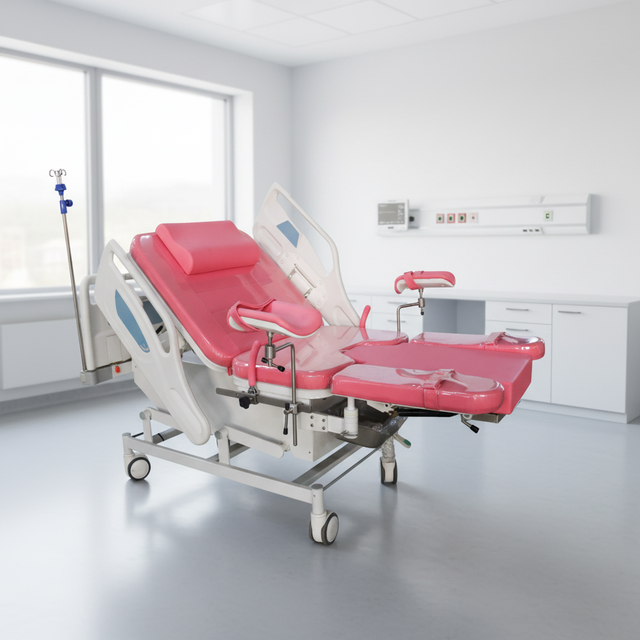 Comprehensive Obstetrics and Nursing Station Electric Gynecology Delivery Operating Table with Central Brake