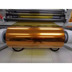 Manufacturer Supplier Gold Color Pet Sheet Mylar Film