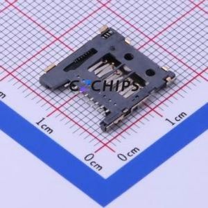 TF-009 SD Card / Memory Card Connector SMD Connector Self-Return Type MicroSD Card (TF Card) Card Holder With - Product Image 2