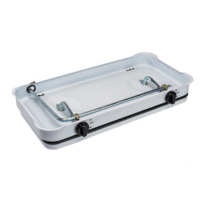 Indoor Table Top 2 Burner Gas Stove Kitchen Propane Gas Cooktops <strong>European</strong> Furnace - Product Image 4