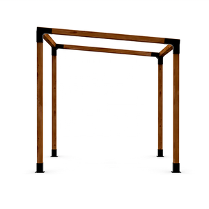 العريشة قوس الثقيلة أسود مجموعة قوس العريشة في الهواء الطلق حديقة شرفة مجموعة العريشة المعدنية - Product Image 5