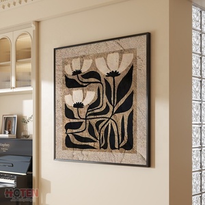 <span class=keywords><strong>Arredamento</strong></span> <span class=keywords><strong>moderno</strong></span> per la casa di fascia alta Maillard retrò antico arancio Texture floreale arte della parete dipinti su tela per soggiorno olio di fiori - Product Image 2