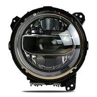 Pour Jeep Wrangler 2018-2023 : Kit de modification de phares LED avec feux de jour et clignotants 8000K