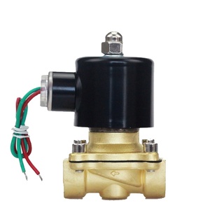 DN15 1/2 นิ้ว 2W-160-15 วาล์วโซลินอยด์แบบปิดปกติ ทำจากทองเหลือง ใช้กับไฟ AC220V DC12V DC24V แบบ 2 ทาง สำหรับน้ำ น้ำมัน และอากาศ - Product Image 1