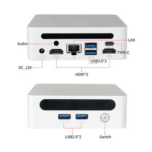 Bkhd Mới Mini <span class=keywords><strong>PC</strong></span> Gamer AMD 5 R5 5600H 2xddr4 2Xnvme Cửa Sổ 11 Chơi Game Mini Máy Tính Barebone 8K Htpc Wifi6 Bt5.2 - Product Image 4