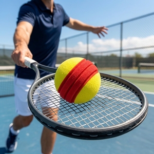 Raquette de tennis populaire en fibre de carbone et balle TYPTI, légère, de haute qualité et économique, supportant la personnalisation OEM. - Product Image 6