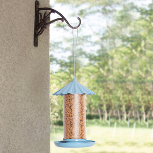 New Factory Custom OEM Outdoor Courtyard Garden Hanging Automatic Plastic <strong>Hummingbird</strong> Seed Food Feeder Wild Bird Feeder - Product Image 3