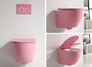 Inodoro de una pieza de cerámica redonda de estilo moderno <span class=keywords><strong>YYU</strong></span> con trampa en P de doble descarga para hoteles, baños, hospitales - Product Image 6