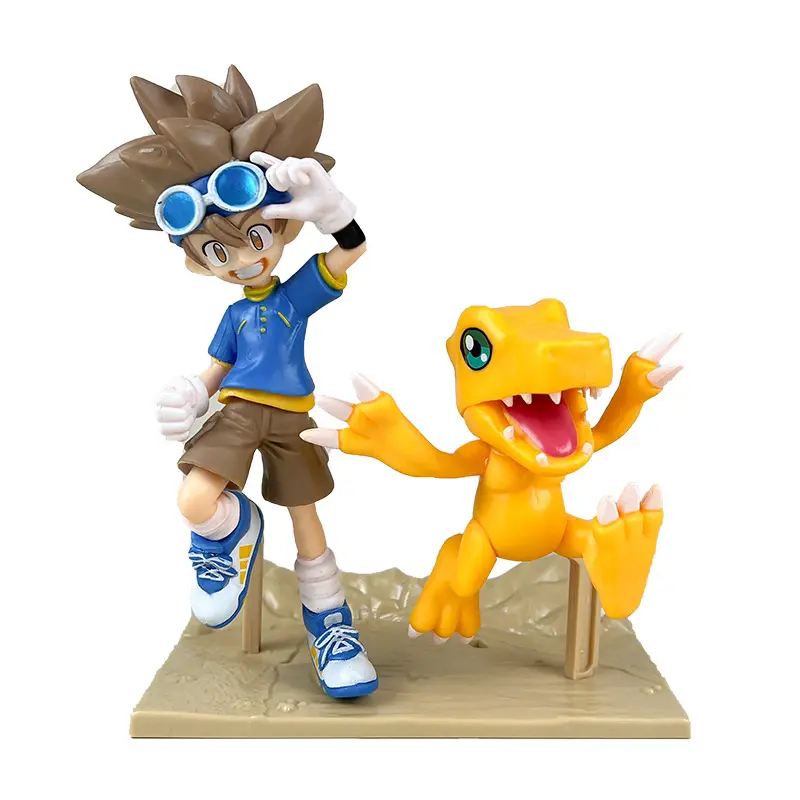 Venda quente Anime Animação Derivados Subgodon Taiichi Yagami Monstro Digimons Figura Coleção pvc Modelo Toy