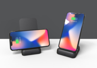 Station de charge sans fil magnétique verticale de bureau avec charge rapide PD pour téléphone portable