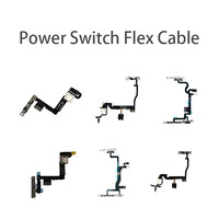 Tombol daya on/off kontrol volume tombol kontrol volume Kabel flex untuk iphone 5 6 7 8 11 pro max x xs xr 12 13 14 pro