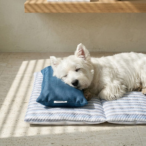 YAFU Pet Cooling <b>Mat</b> Sky Blue Rectangle Summer Use For <b>Cats</b> And Dogs Comfortable Material Hand Washable - Product Image 4