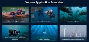 M2 PRO MAX Dam Inspeksi Kapal deteksi penyelamatan darurat Drone dengan kamera bawah air Sonar 4K HD Robot OV - Product Image 6