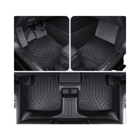 Prix d'usine, vente en gros, ensemble complet de 3 pièces, tapis de sol et doublures de voiture Tesla Model 3/X/S en TPE 3D de 5 mm d'épaisseur avec repose-pieds