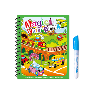 Libro de dibujo de agua mágico para niños, reutilizable, DIY, pintura de garabatos para colorear, libro de agua, juguete con bolígrafo - Product Image 1
