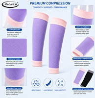 Support de mollet de sport pour journal de sommeil confortable et élégant à faible compression