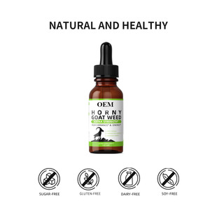 OEM Marca Privada Horny Goat Weed Líquido Oral Gotas de Epimedium en Botella Certificado Halal/Kosher Tamaños de 30/60/120ml para Hombres - Product Image 5