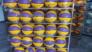 Pallone da <span class=keywords><strong>Basket</strong></span> Akala Personalizzabile con Logo, in PU Blu, per Allenamento e Competizione, Disponibile in Diverse Misure per Uomo e Donna - Product Image 6