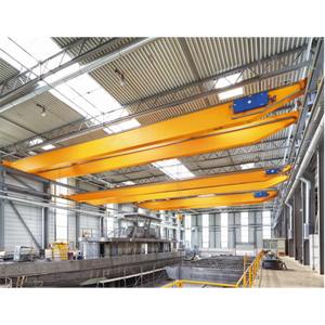 مصانع تصنيع جديدة لورشة العمل المزدوجة المركبة على السقف 30 طن تستخدم 20 متر كحد أقصى تتميز بعرض من من من من من نوع PLC - Product Image 1