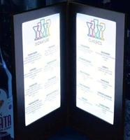 Panneau d'affichage de menu de restauration rapide, boîte lumineuse publicitaire à LED pour restaurant, boîte lumineuse, menuiste LED, tableau LED, couverture de menu LED