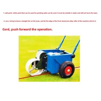 Marquage stable pour gazon naturel et gazon synthétique, ligne de terrain de football de type anneau à pousser pour terrains de football de petite taille