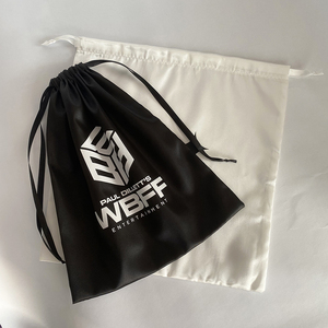 Custom Printed Silk Satin Drawstring Dust <strong>Bag</strong> for Cloth Handbag Underwear Cap Shoe <strong>Hair</strong> <strong>Dryer</strong> Packaging Luxury Gift <strong>Bags</strong> - Product Image 5