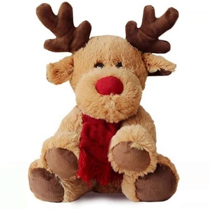 Đồ Chơi Nhồi Bông Hình Tuần Lộc Nhồi Bông Màu Nâu Sang Trọng Giáng Sinh Giá Nhà Máy OEM - Product Image 2